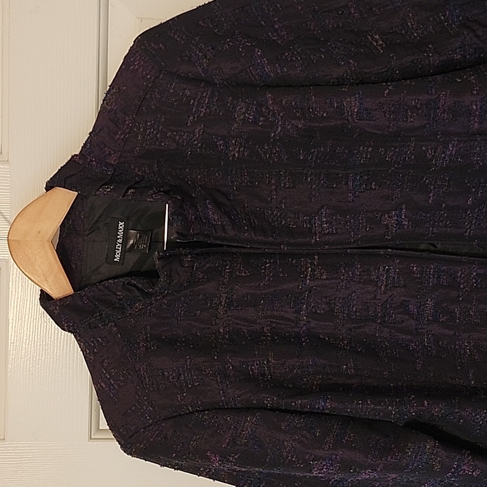 Molly & Maxx Women's Lined Jacket  Purple/Multi